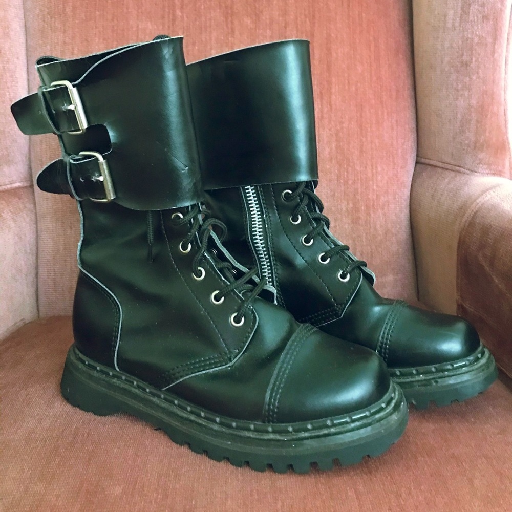 Demonia Lace up Boots